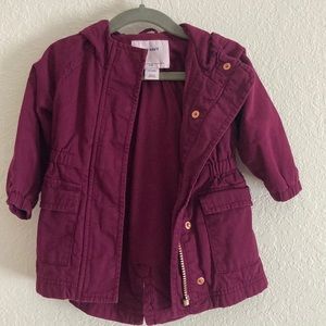 Plum color old navy coat